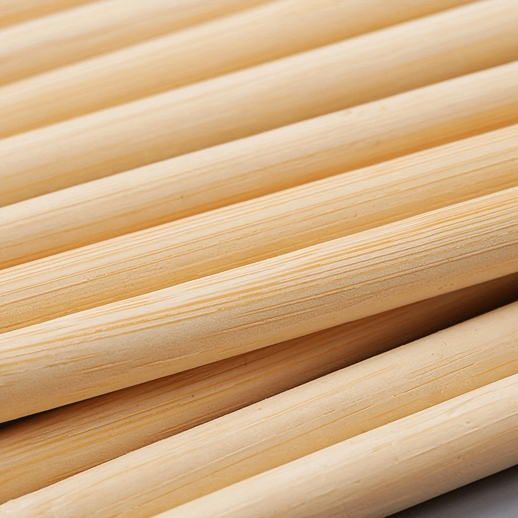 10 Peças Varas de Bambu DIY de 30cm/11,81 pol - cor natural - Visão 10