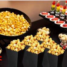 Boîte à pop-corn, mini boîte à pop-corn en papier, boîte en carton pour pop-corn pour fête, sac à pop-corn, bonbons et collations, support à pop-corn pour décoration d'anniversaire et de mariage