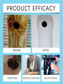 100ml Toilet Cleaner Foam Cleaner Detergent, Removes Stains & Odor, Splash-Proof Toilet Cleaning Solution