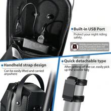 NEWBOLER Electric Scooter Front Bag Handle With USB Port Waterproof Quick Release 3L/5L EVA Large Capacity Universal Scooter