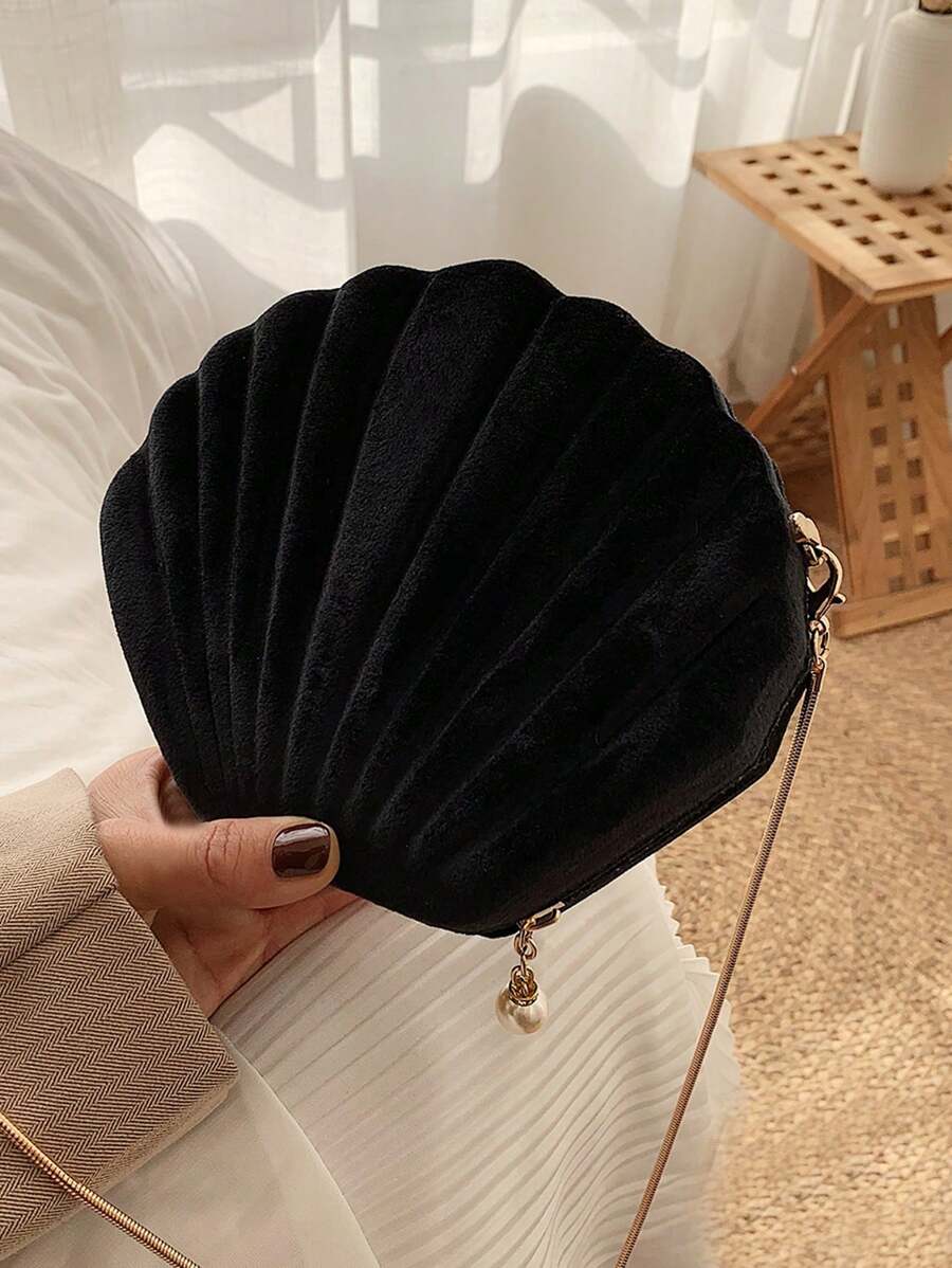 Women's Mini Fashionable Shell Clutch Bag, Casual Versatile Shoulder Handbag/Crossbody Bag, Suitable For Outing And Travel
