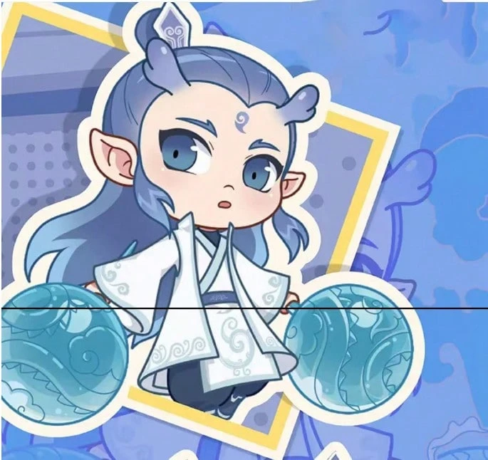ShangMei Studio Figura Anime Li Nezha – Versione Q, In PVC, Ornamenti Da Collezione