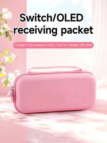 Set de 3 piezas, Estuche portátil para 2 y Switch OLED, incluye 2 tapas de joystick/botones con motivo de calavera para Joycon, con soporte, que cabe cargador, cable, 10 tarjetas de juego, accesorios de juego resistentes a golpes y presión - Multicolor - Ver 9