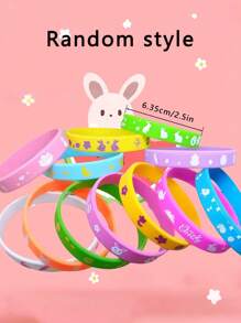 24pcs Easter Slap Bracelets,Easter Palm Bracelet ,Easter Party Favors Silicone Bracelets Bunny Egg Carrot Chicks Flowers Rubber Wristbands Accessories,Easter Party Gift Easter Basket Stuffing Easter Bracelet Easter Egg Stuffing Party Supplies Easter Gift Bag Stuffing Easter Hunting Game Spring And Easter Themed Buckles, Gift Bag Stuffing, Wrist Decoration Gift Prize Supplies,Party Favors
