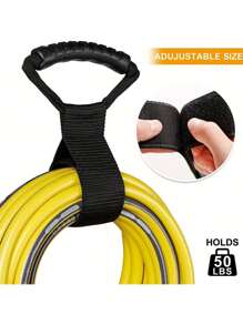 便携式收纳带，配有提手和挂钩，用于整理花园软管、延长线、电缆、车库、船舶和房车配件