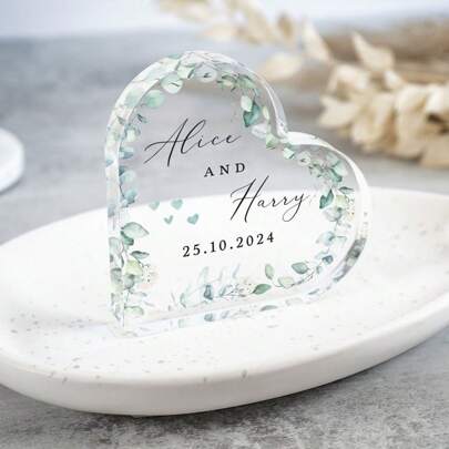 Personalized Wedding Heart Plaque Gift, Anniversary Gift Mr & Mrs Keepsake, Engagement Gift For Couple, Date Keepsake Gift, Engaged Plaque Gifts Birthday Graduation,Multi-Functional, Anti-Mold,Ornamental,Exquisite,Stylish,High-Quality,Adorable,Modern,Colorful,Custom,Unique,Personalized,Ideal Gifts For Him,Ideal Gifts For Her,Her,Boyfriend,Girlfriend,Dad,Mom,Family,Friends,Youth,Youth,For Anniversaries,For Birthdays,For Housewarming,For Graduation,Kitchen,Dining Room,Bedroom,Office,Living Room,Home,Garden,Tea Room,Home Decor,Personal Items