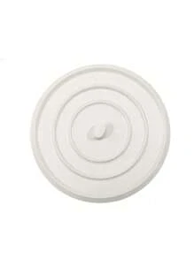 1pc/2pcs White Bathroom Floor Drain Rubber Water Pan Plug
