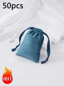 1/10/50 peças 9x12cm Bolsa de joias Bolsa de veludo para presente, Bolsa de embalagem de joias, Bolsas para presentes de joias, Bolsas para lembrancinhas de casamento, aniversário, brincos, pulseira, colar, bolsas organizadoras pequenas chiques, Bolsa de embrulho para presente para festa, feriado