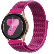 尼龙表带与华为兼容，与三星 Galaxy Watch 6/5/4 40mm 44mm/Watch 6 Classic 43mm 47mm/Watch 5 Pro 45mm/Watch 4 Classic 42mm 46mm、20mm 22mm 快拆替换运动表带 ﻿ 作为送给返校学生的礼物 - 20mm - 查看 17