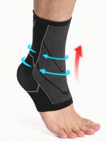 1 stuk COOLFIT Athletic Enkelondersteuning Gebreid Ademend, Lichtgewicht, Compressie Voet Enkelband voor Basketbal, Hardloop Enkelband Gym Gym Accessoires