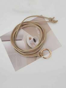 11 条装 女士柔软皮带细腰带 春夏秋季时尚连衣裙、衬衫装饰 长度可调节 - 彩色 - 查看 8