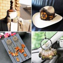 50 件批发天然孔雀野鸡羽毛用于工艺品珠宝制作配件婚礼装饰捕梦网真羽毛