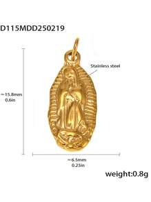 1pc Unique Stainless Steel DIY Pendant, Multiple Designs Available, Suitable As A Creative Gift For Friends