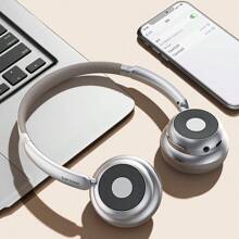 PHILIPS Auriculares inalámbricos Bluetooth para llevar en la cabeza TAH1129 Moda retro Reducción de ruido Baja latencia Alta calidad de sonido Conexión dual de un dispositivo Bluetooth 5.4 - Negro - Ver 2