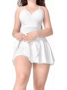 Vestido Short.  Casual. - Blanco - Ver 1