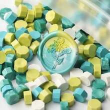 200pcs/Bag Octagon Mixed Color Sealing Wax Beads For Wax Seal Stamp, Lacquer Printing Wax Particles, Great For Wedding Invitations, Envelopes, Wine Gift Packaging, Christmas Gifts,Back To School,School Supplies - 200 Star Anise - View 17