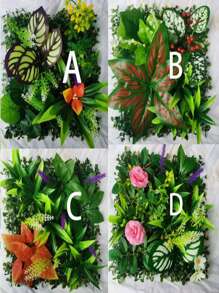 Simulation Milan Lawn Plant Wall Background Wall Decoration Fake Lawn Grass (Some Accessories Have Random Colors)