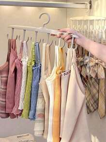 1 pieza Percha multiusos con 12 ganchos que puede girar, toallero para ropa interior, chalecos, gorras y otros artículos del hogar