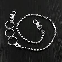 Riemketting met ronde cirkelversiering, lente tailleketting, punk/straatstijl hiphop broekketting