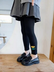 1 pieza Mallas de bebé de unicolor y estampado floral, transpirables