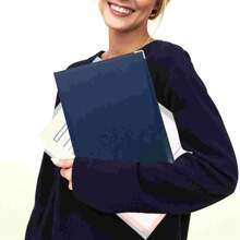 Portadiploma, portacertificado de graduación de alta calidad PU liso para hombres y mujeres, de vuelta a la escuela, útiles escolares