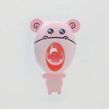 Dispensador de pasta de dientes, soporte para cepillos de dientes que ahorra espacio montado en la pared, exprimidor automático de pasta de dientes para decoración del baño en el hogar, decoración de otoño, de vuelta a la escuela