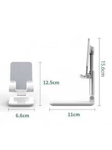 1 pieza Soporte plegable para teléfono, Soporte ajustable para tableta para escritorio, Soporte portátil para teléfono celular de escritorio, Soporte universal de manos libres, Soporte plegable antideslizante, Accesorios de oficina, Perfecto para videollamadas y ver películas, Gran regalo tecnológico para Halloween, Navidad