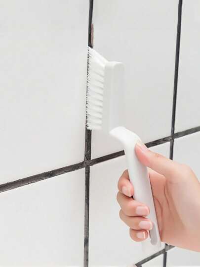 1/2pcs Tile And Grout Cleaning Brushes, Stiff Bristle Cleaner For Bathroom Corner