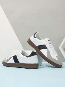 Unisex Casual Shoes, Size 36-45, Women's Casual Shoes & Men's Athletic Shoes, Lace-Up Soft Sole Flat Comfortable Men's Shoes, Lightweight Low-Top Daily Wear Shoes