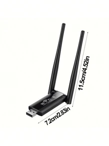 2.4GHz 300Mbps 无线 WiFi 中继器扩展器路由器、WiFi 信号增强器长距离网卡适配器 USB 中继器（随机发货）