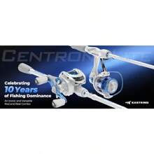 KastKing Centron Lite Casting Rod And Reel Combo, IM6 Graphite 2Pc Blanks, Stainless Steel Guides With Ceramic Rings, Contoured EVA Handles & Fighting Butt, Split Or Full Rear Handle Design, 10 Models - Màu be - Xem 11