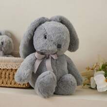 Muñeco de peluche de conejo de dibujos animados, linda decoración de habitación, lindo y suave regalo de cumpleaños para adultos - Gris - Ver 5