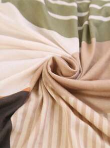 4/6/8 件几何印花休闲椅套，适合所有季节，可洗沙发套，适用于办公室、客厅、家居装饰 - 亮橙色 - 查看 8