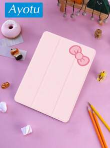 Ayotu Bow 保护套适用于三星 Galaxy Tab/IPad、iPad 第 9/8/7 代 10.2 英寸、新款 iPad 第 10 代保护套、具有自动唤醒/睡眠功能、四角防摔 - 彩色 - 查看 4