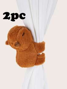 1/2pcs Animal Plush Clipsззжzzz Window Curtain Holder, Multiple Styles And Sizes Available, Suitable For Curtain Fixing And Decoration Gifts Birthday Graduation