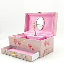 Jewelry Storage Box With Music, Decor With Fairies, Flowers & Ballet Elements, Home Decor, Birthday & Anniversary Gift