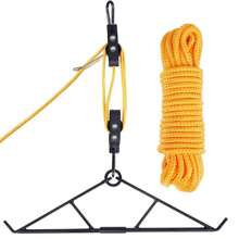 Deer Meat Hanging Rack With Pulley Lift System, Hunting Suspension Kit, Heavy Duty Deer Hoisting System, Max Load 700 Lbs, For Skinning And Processing Deer And Goat - Multicolor - View 9