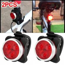 NetHong Bike Light Set, Super Bright USB Rechargeable Bicycle Lights,Waterproof Mountain - Black - View 3