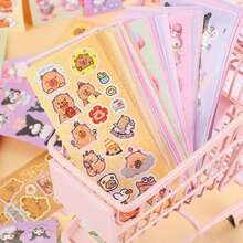 Sanrio Paquete de 40 piezas/20 piezas/10 piezas de pegatinas de las series de tarjetas de pegatinas de My Melody y Kuromi de Sanrio, sin repeticiones, pegatinas DIY (algunas partes pueden ser aleatorias)