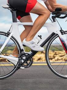 专业公路骑行鞋，男女通用骑行自行车鞋，适合所有季节，皮革鞋面，防滑耐磨，适合运动和骑行，运动鞋