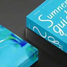 Summer Poster With Blue Fish And Bubbles. Large Wooden Framed Wall Painting Artist Home Decoration Oil Painting - Bedroom, Bathroom, Living Room, Office, Kitchen, Christmas Gifts - 1 Piece