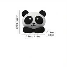 3 件套可爱动物形状电缆夹套装，PVC 电缆整理器，充电线支架，适用于办公桌和床头柜管理 - 彩色 - 查看 6