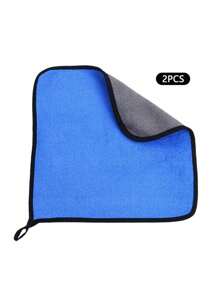 5/10pcs Reusable Ultra-Fine Fiber Cleaning Cloths, Multi-Purpose Oil-Free Wipes, Kitchen & Bathroom Cleaning Towels, Durable Absorbent Cloths For Removing Stains And Grease, Suitable For Cleaning Glass, Cars Etc.