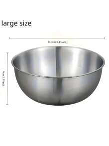 Der 4-teilige Set Edelstahl 304 Rührschüsseln mit Markierungen, rostfrei, einfach zu reinigen und stapelbar, ist eine hervorragende Wahl für Kochen, Backen und Zubereiten von Gerichten in der Küche.