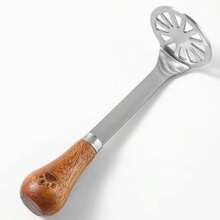 Stainless Steel Potato Masher, Food Ricer Pressure Cooker For Home Use, Kitchen Puree Tool, Mashing Tool - Silver - View 5