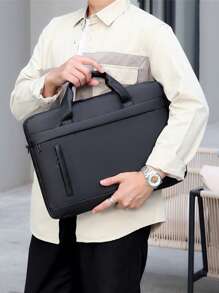 Men's Multifunctional Laptop Handbag & Messenger Bag - Multicolor - View 5