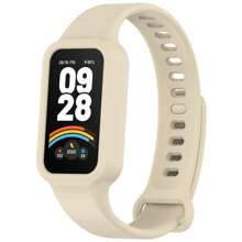 Correa de silicona compatible con Xiaomi Smart Band 9 Active Strap, accesorios de relojes inteligentes, pulsera compatible con correa Redmi Band 3, funda de reloj - Unitalla - Ver 7
