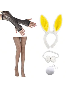 D EXCEED 5PCS Easter Women's Dress Up Ball Rabbit Ears Headband Nightclub Headwear Halloween Dress Up Headwear Holiday Gift Suitable For Various Festival Role Playing Parties Prom - Multicolor - View 11