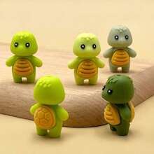 4PCS 3D Turtle Silicone Beads - Vibrant 3D Animal-Shaped Charms For Creative DIY Jewelry Making, Stylish Bracelets, Keychains, And Versatile Crafts Projects - 3D Little Turtle - View 8