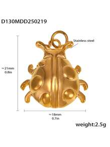 1pc Unique Stainless Steel DIY Pendant, Multiple Designs Available, Suitable As A Creative Gift For Friends